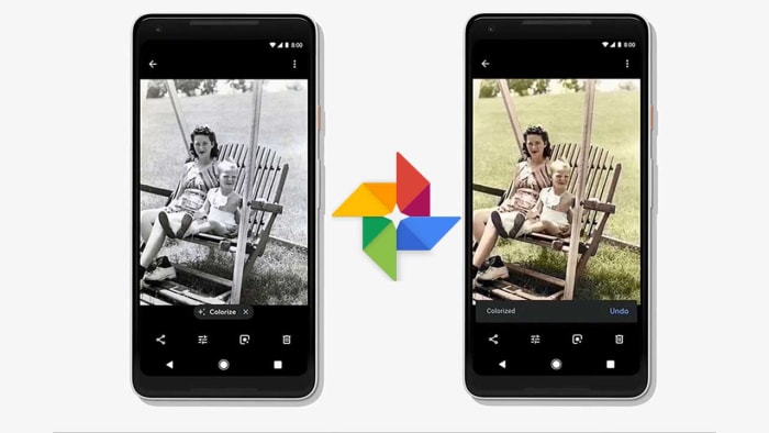 New colorize feature for Google Photos