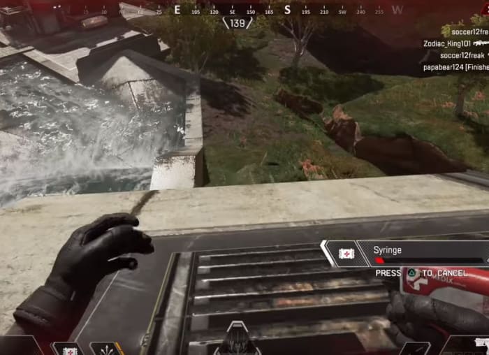 Apex Legends heal while sliding