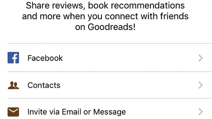Goodreads social media