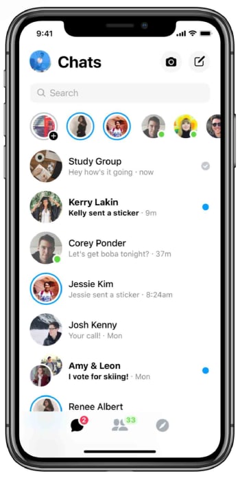How to enable dark mode in Messenger