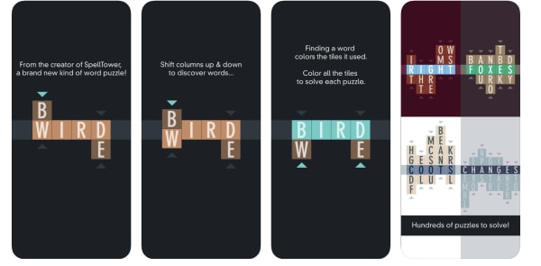 Typeshift word puzzle