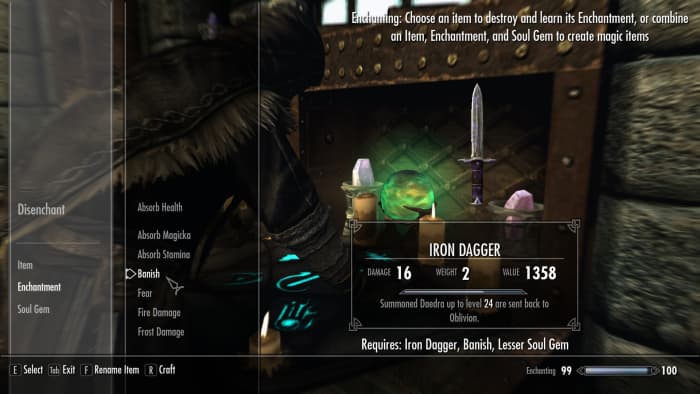 Skyrim enchanting