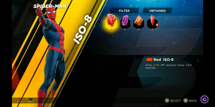 Marvel Ultimate Alliance 3 ISO-8 Spider-Man
