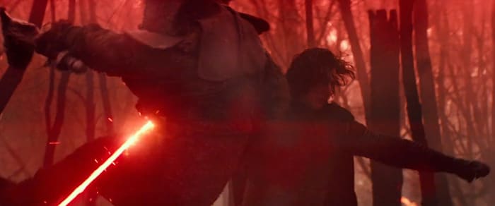 Kylo Ren fights