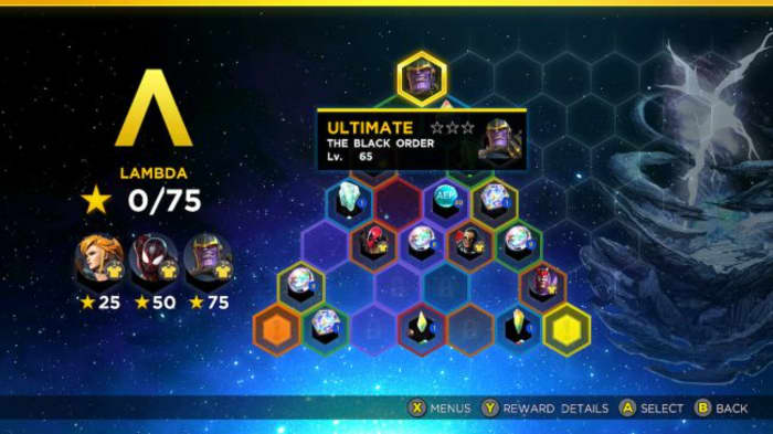 Marvel Ultimate Alliance 3 Lambda Rift Thanos challenge