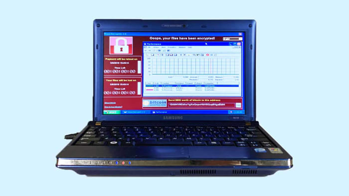 This laptop cotnains six of the most dangerous pieces of malware ever