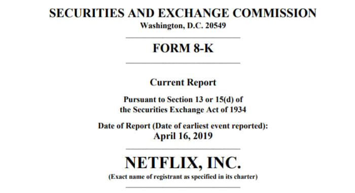 Netflix shareholders meeting
