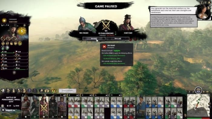 Total War: Three Kingdoms two army stack
