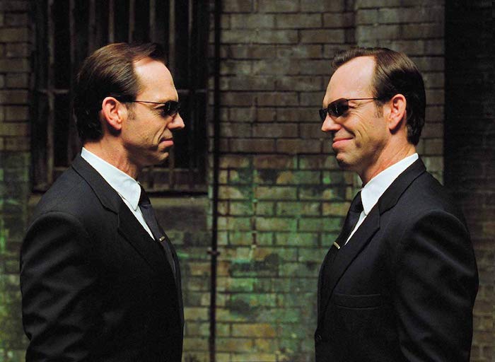 agent smith hugo weaving matrix reloaded