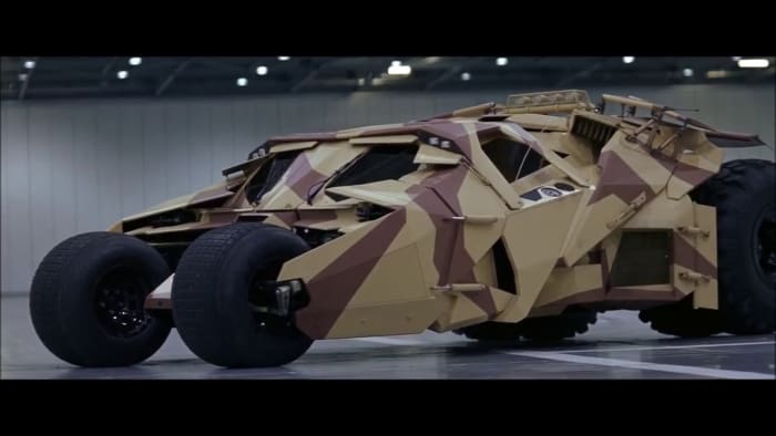 batman begins tumbler camo