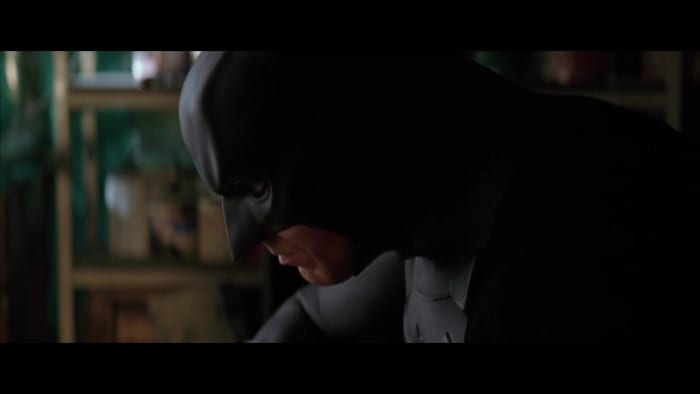 batman begins brooding