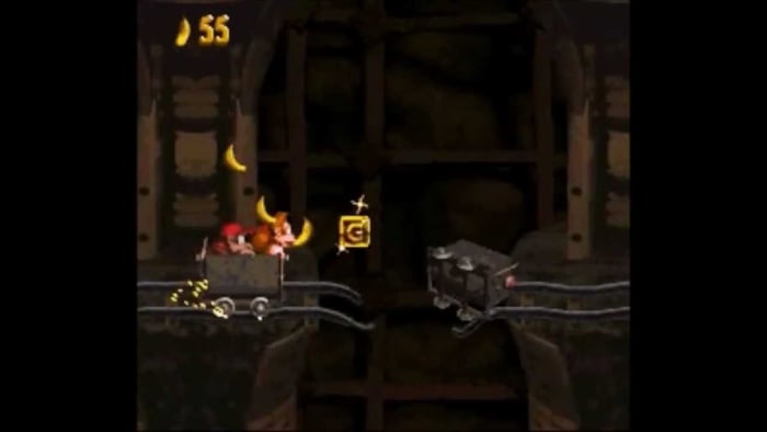 donkey kong country mine cart levels frustrating