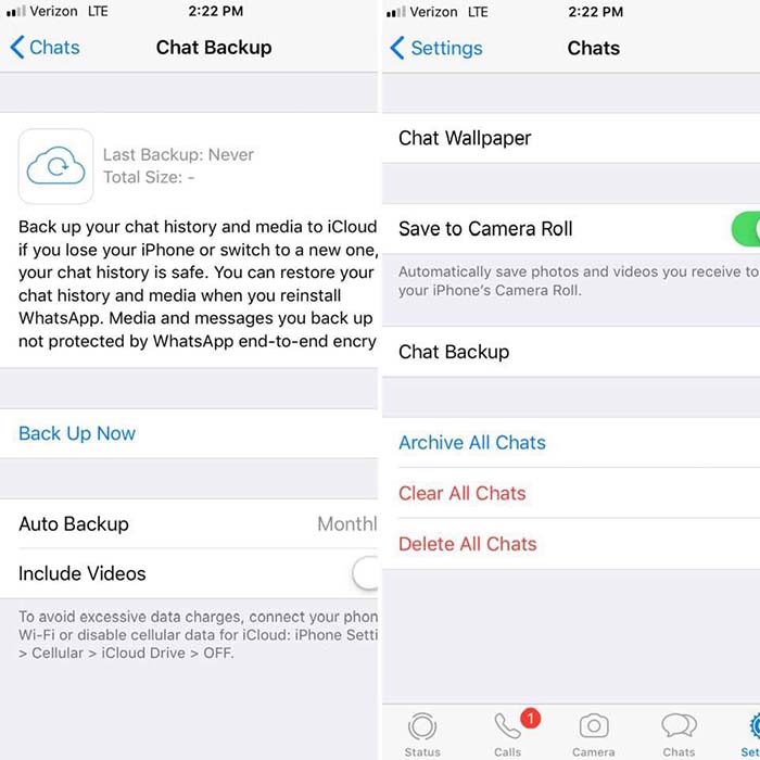WhatsApp iPhone