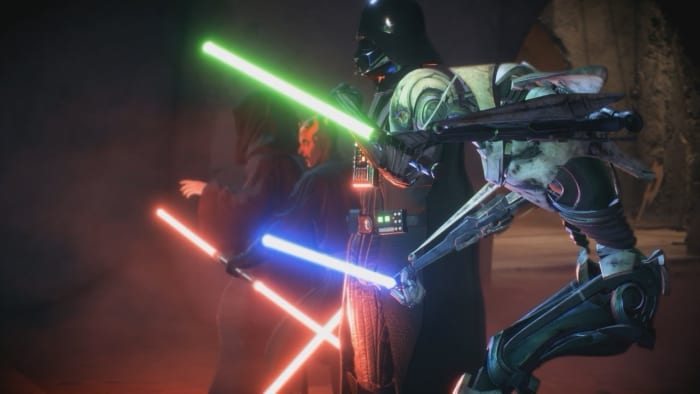 Battlefront 2 lightsaber villains
