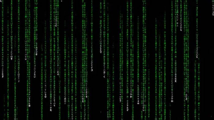 matrix digital rain code