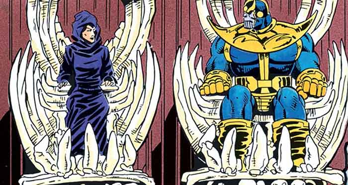 thanos and death