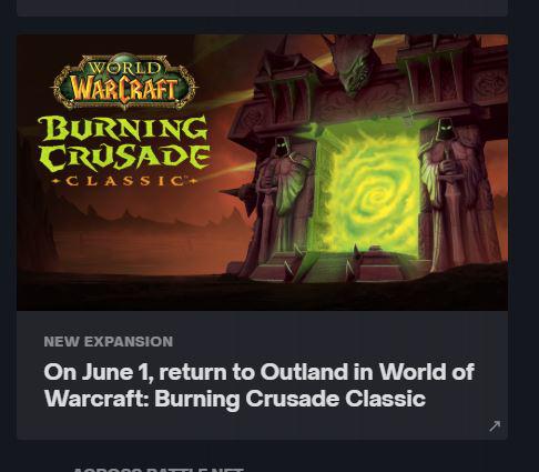 World of Warcraft: The Burning Crusade Classic Release Date Leaked 