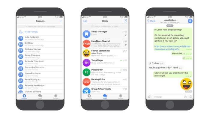 WhatsApp on iPhone