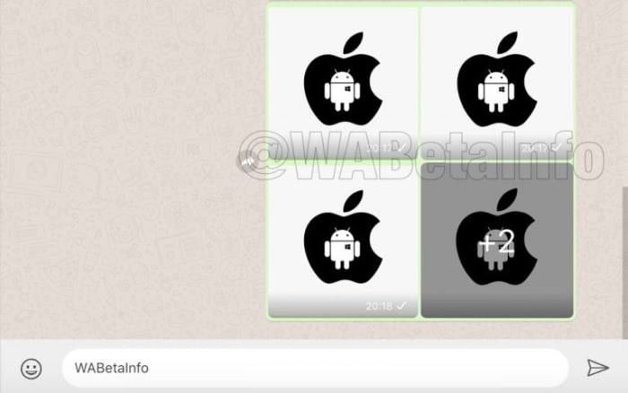 new whatsapp web album screenshot