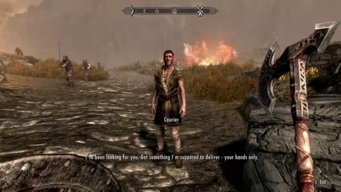 Skyrim courier
