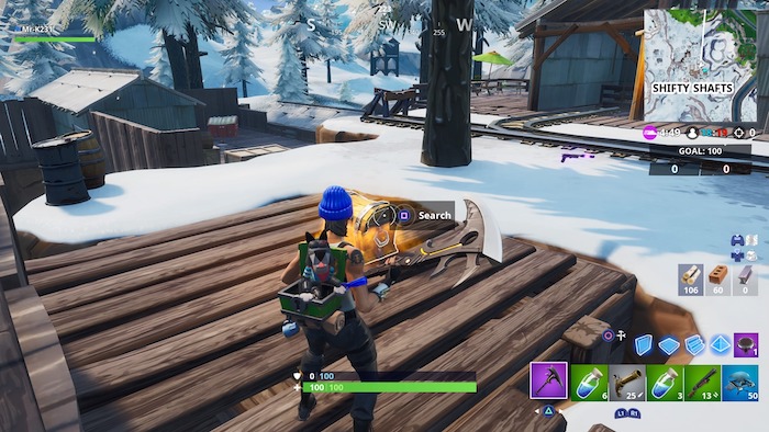 fortnite week 5 challenges shifty shaft