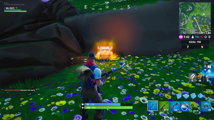 fortnite season 8 chest searching