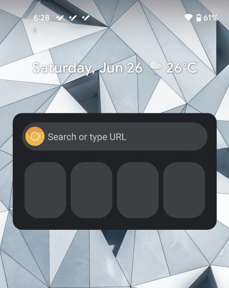 Google Chrome Search Widget Announced for Android