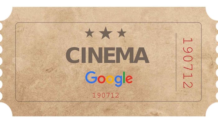 Cinema tickets by Google