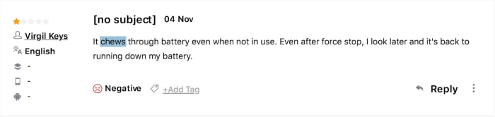 Bad Netflix review battery
