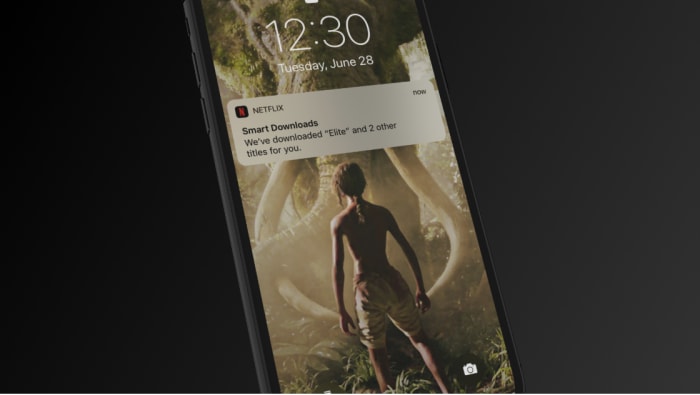 Netflix smart downloads phone