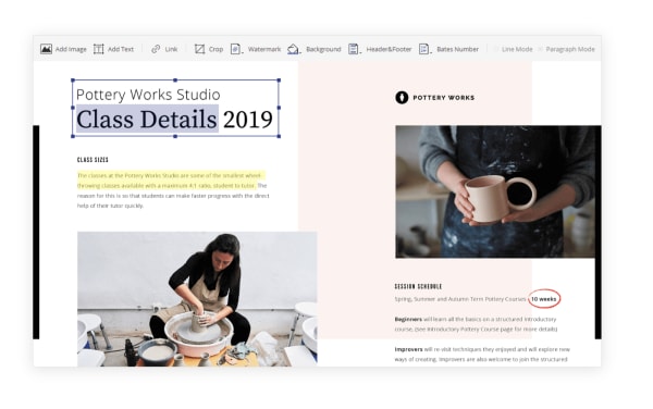 pdfelement pro pdfelementpro editing view
