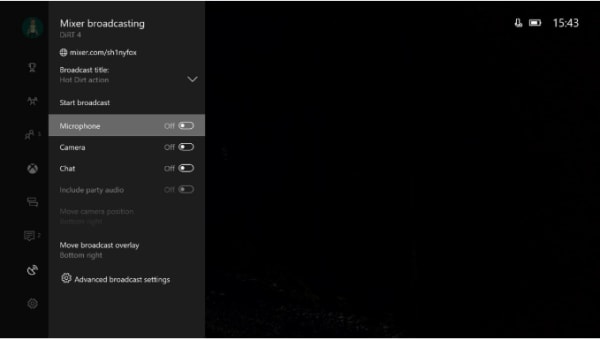mixer how to stream