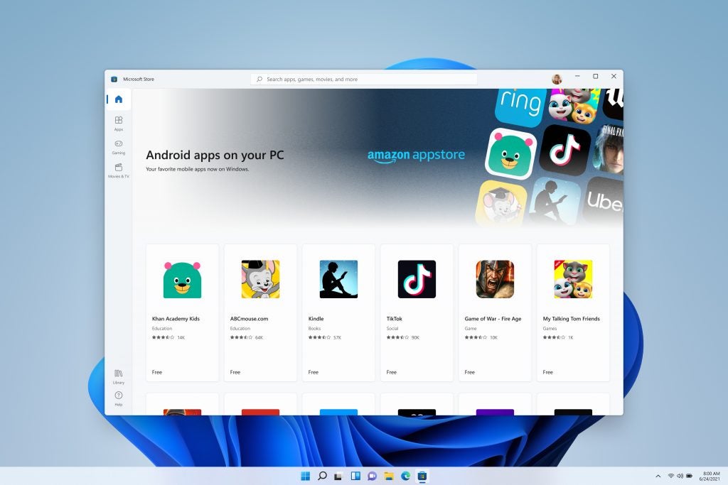 Windows 11 and Android apps Compatability