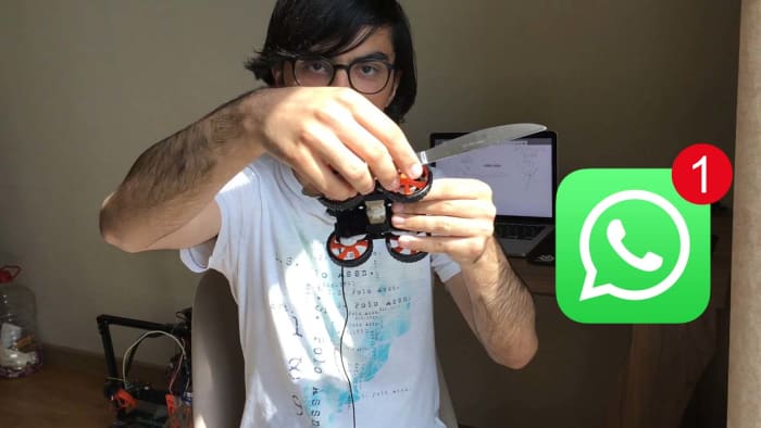 WhatsApp stab robot