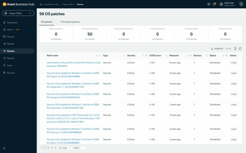 Avast Business Patch Management