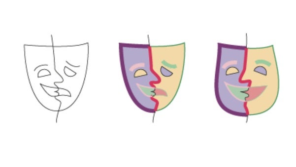 Live Paint tool in Illustrator