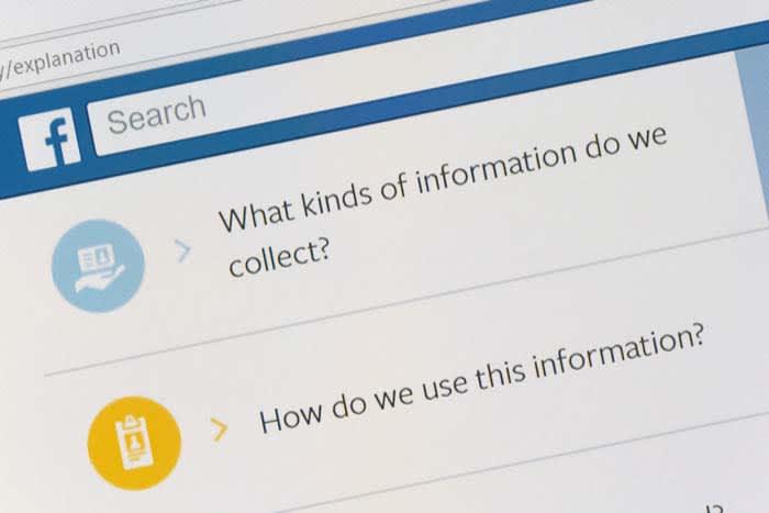 Facebook collecting info