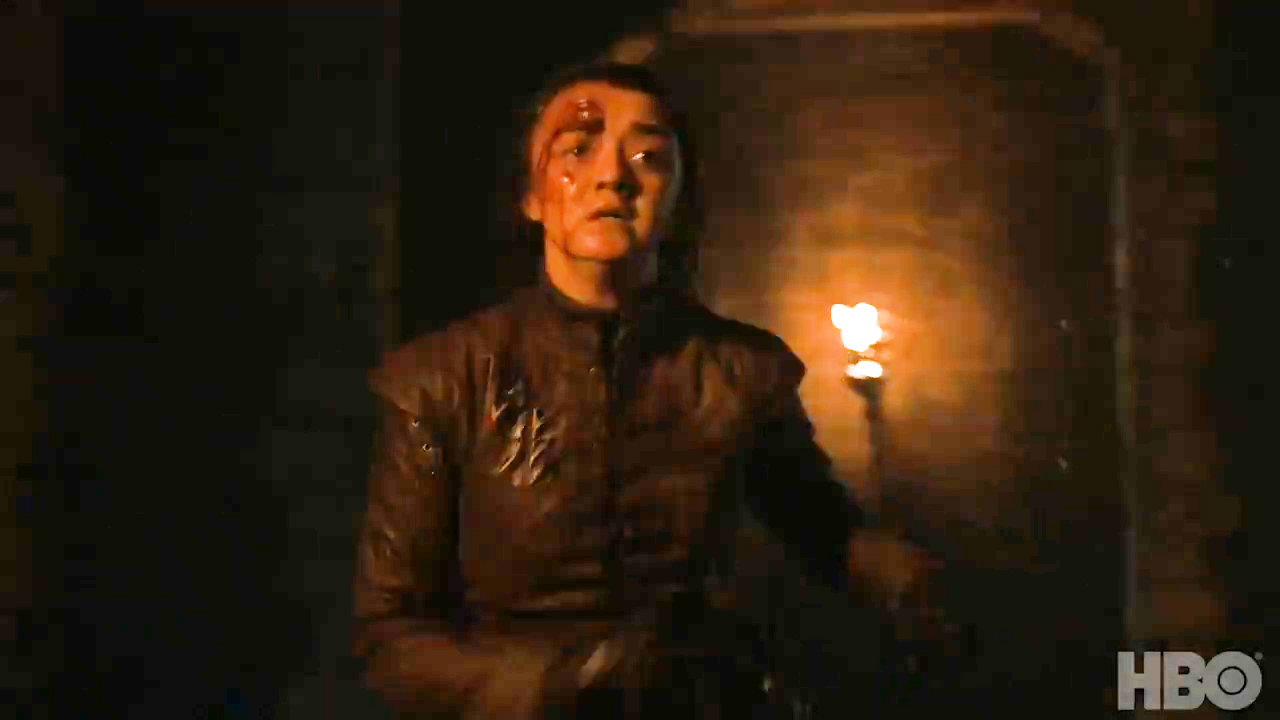 Arya runs