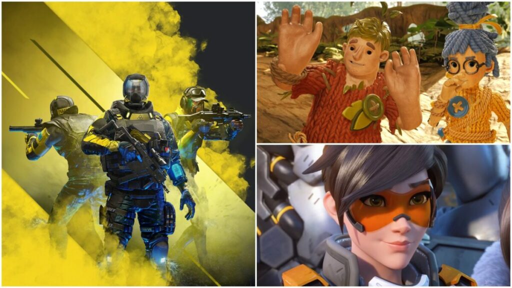 Game Pass games including Rainbow Six Siege and It Takes Two