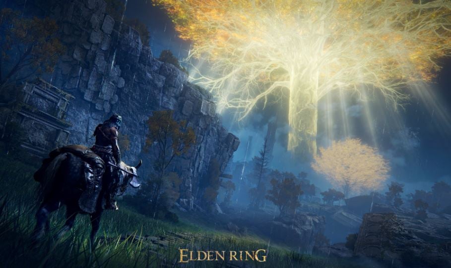 Sunrise and sunset picture of the Elden ring universe