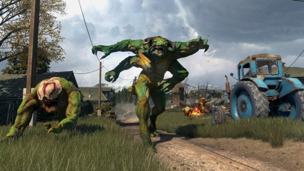 image of Serious Sam: Siberian Mayhem enemies charging the player