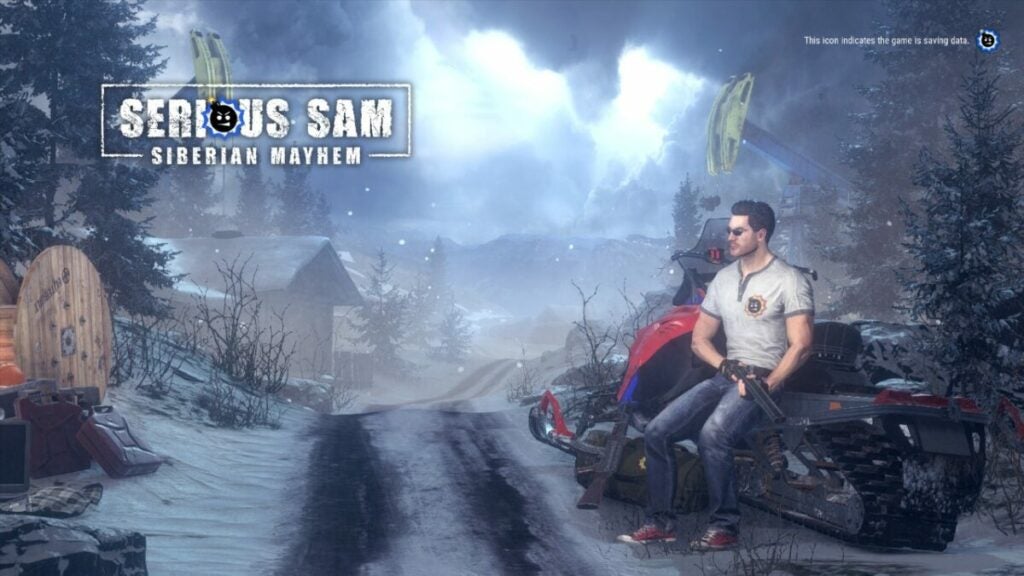 image of main screen for Serious Sam: Siberian Mayhem