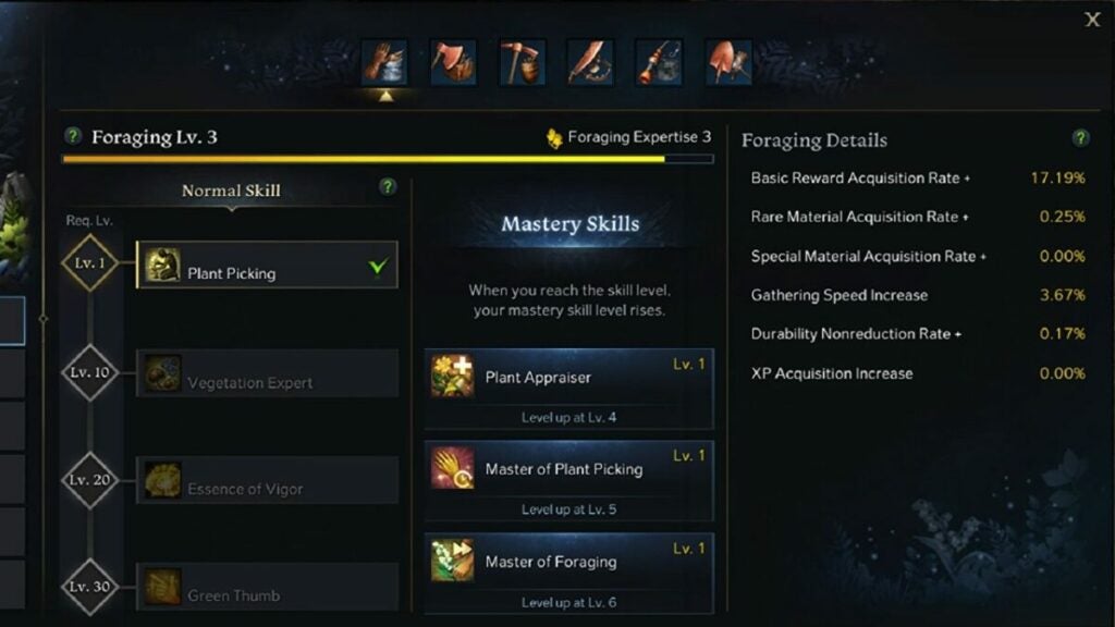 Lost Ark how to use Work Energy