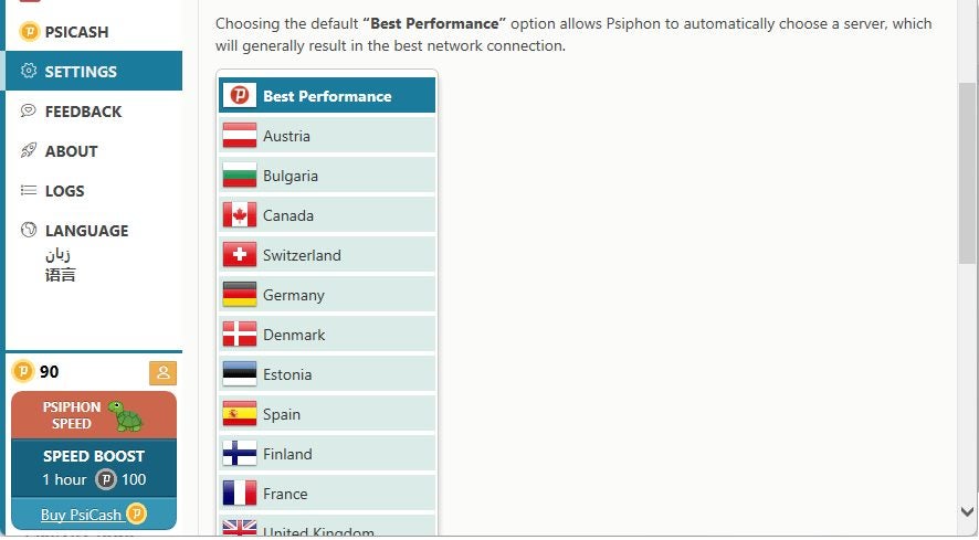 How to stop Psiphon VPN from opening a tab in the browser