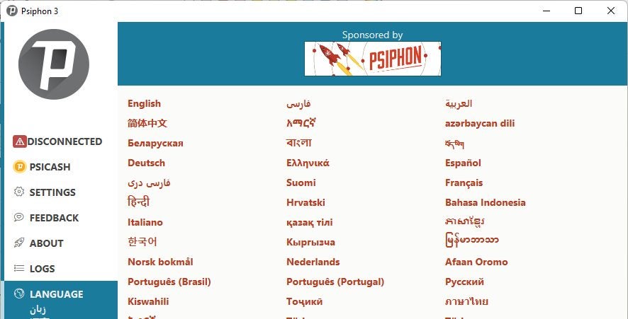 How to stop Psiphon VPN from opening a tab in the browser