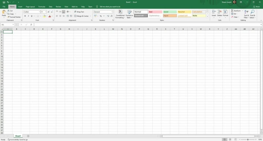 Microsoft Excel Review