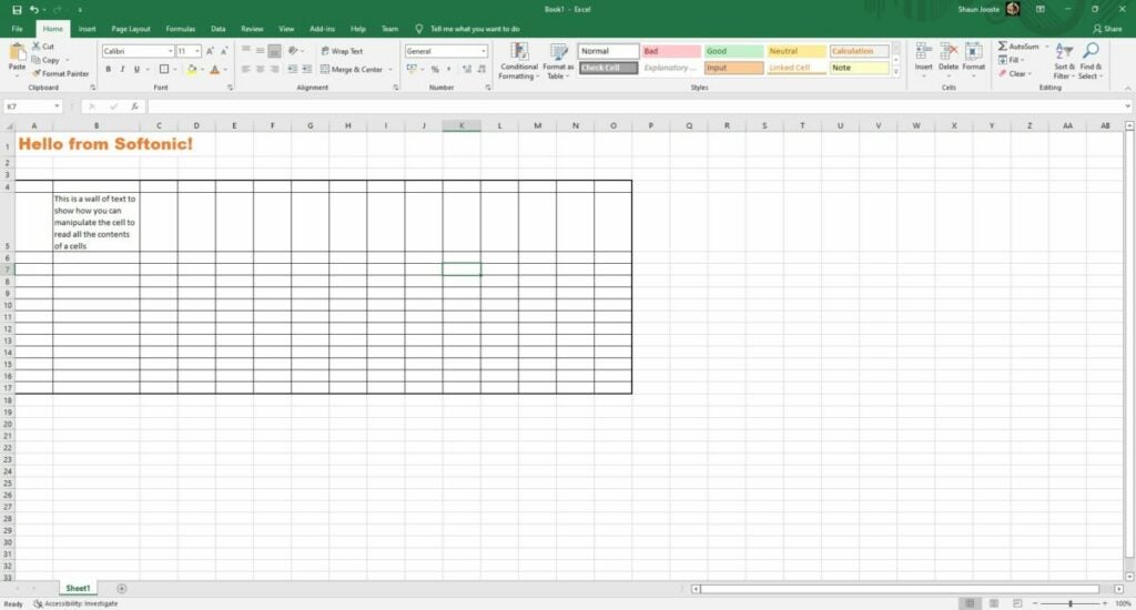 Microsoft Excel Review