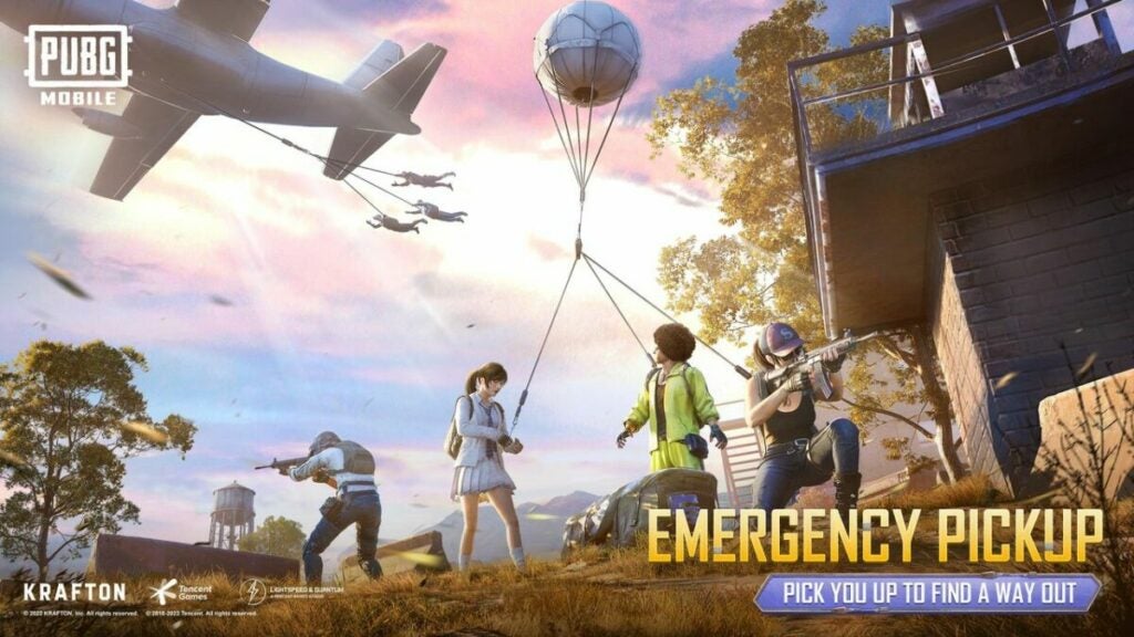 Emergency pickup allows your friends to rescue you