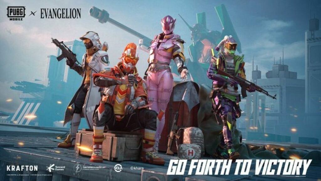 New weapons and armor based on the anime Evangelion
