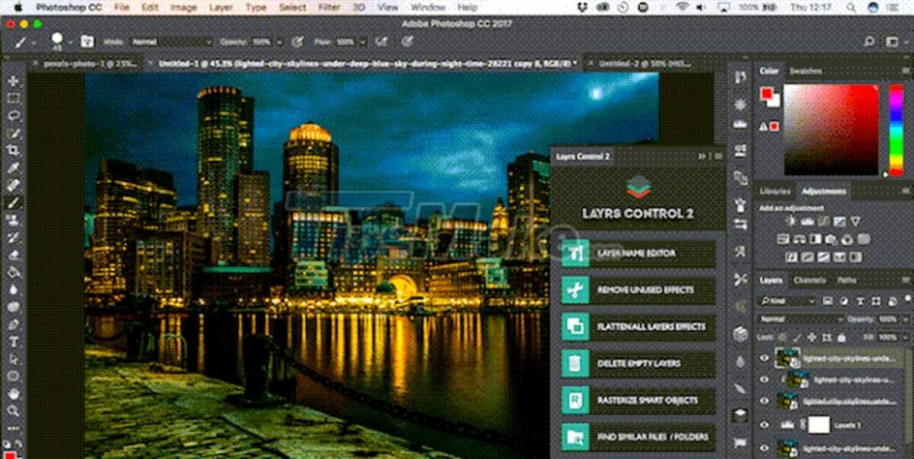 Layers Control 2 es un plugin para Photoshop totalmente gratuito que te ayuda a gestionar tus capas de proyecto